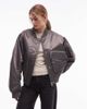 & Other Stories & Other Stories bomber jacket in dark gray - 1