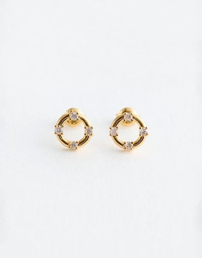 & Other Stories & Other Stories circle stud in gold