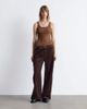 & Other Stories & Other Stories cord wide leg pants with 5-pocket detail in brown - 1
