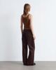 & Other Stories & Other Stories cord wide leg pants with 5-pocket detail in brown - 3