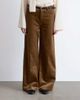 & Other Stories & Other Stories cord wide leg pants with 5-pocket detail in mocha brown - 2