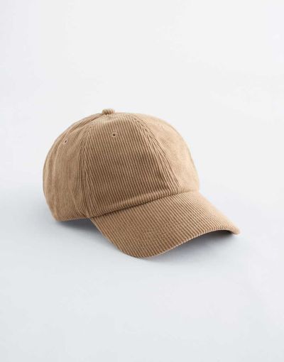 & Other Stories & Other Stories corduroy Stockholm cap in beige-Neutral