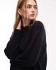 & Other Stories & Other Stories crew neck sweater in black - 2