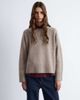 & Other Stories & Other Stories crew neck sweater in mole melange-Brown - 1