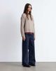& Other Stories & Other Stories crew neck sweater in mole melange-Brown - 2