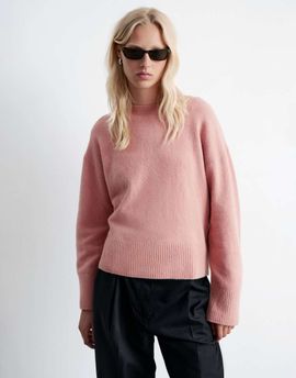 & Other Stories & Other Stories crew neck sweater in pink