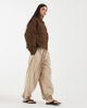 & Other Stories & Other Stories cropped washed cotton utility jacket in brown - 2