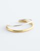 & Other Stories & Other Stories cuff bracelet in silver and gold multi - 3