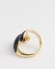 & Other Stories & Other Stories curve sculpt ring in black - 3