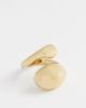 & Other Stories & Other Stories curved sculpted ring in gold tone - 1