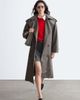 & Other Stories & Other Stories double breasted belted trench coat in taupe-Brown - 3