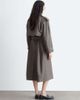 & Other Stories & Other Stories double breasted belted trench coat in taupe-Brown - 4