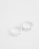 & Other Stories & Other Stories double stacking ring in silver - 1