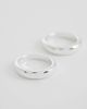 & Other Stories & Other Stories double stacking ring in silver - 2