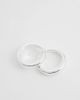 & Other Stories & Other Stories double stacking ring in silver - 3