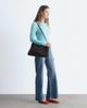 & Other Stories & Other Stories fine rib knit top in aqua blue - 4