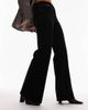 & Other Stories & Other Stories flared stretchy corduroy pants in black - 2