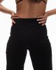 & Other Stories & Other Stories flared stretchy corduroy pants in black - 4