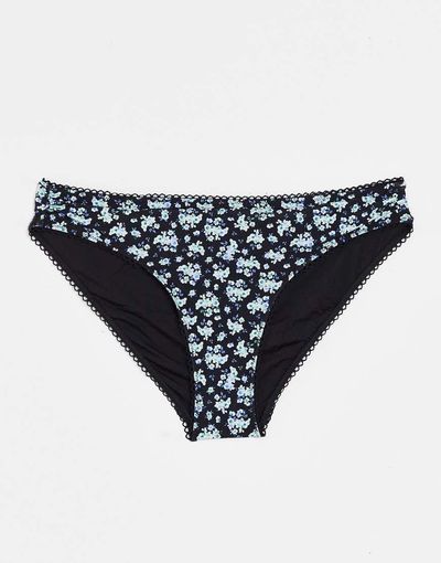 & Other Stories & Other Stories floral print bikini bottom in multi - MULTI