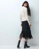 & Other Stories & Other Stories fringe midi skirt in black - 4