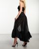 & Other Stories & Other Stories full maxi skirt with tiered hem in black - 2