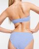 & Other Stories & Other Stories gingham print bikini bottoms in blue-Blues - 2