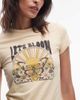 & Other Stories & Other Stories graphic cap sleeve t-shirt in buttermilk yellow - 4