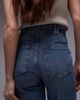 & Other Stories & Other Stories high rise wide leg jeans with double button waistband and pocket detail in mid wash blue - 4