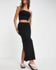 & Other Stories & Other Stories jersey midaxi skirt in black - 1
