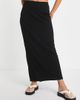 & Other Stories & Other Stories jersey midaxi skirt in black - 3