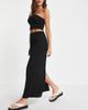 & Other Stories & Other Stories jersey midaxi skirt in black - 4