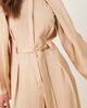 & Other Stories & Other Stories jumpsuit with half belt detail and split sleeves in beige-Neutral - 2