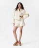 & Other Stories & Other Stories lace jacquard shorts in off white - part of a set - 1