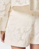 & Other Stories & Other Stories lace jacquard shorts in off white - part of a set - 2
