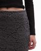 & Other Stories & Other Stories lace midi skirt in dark gray - 4