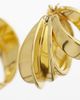 & Other Stories & Other Stories large swirl luxe hoop earrings in gold - 4
