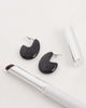 & Other Stories & Other Stories large teardrop curve earrings in black - 2