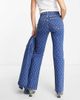 & Other Stories & Other Stories laser print flared jeans in blue - part of a set - 4