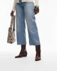& Other Stories & Other Stories leather pointed heeled boots in brown-Neutral - 2