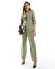 & Other Stories & Other Stories linen blazer in khaki-Green - 2