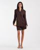 & Other Stories & Other Stories linen tailored bermuda shorts in chocolate brown - part of a set - 2