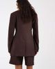 & Other Stories & Other Stories linen tailored bermuda shorts in chocolate brown - part of a set - 4