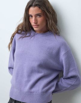 & Other Stories & Other Stories long sleeve standard fit knit sweater in lilac-PURPLE