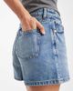 & Other Stories & Other Stories loose fit denim shorts in blue wash - 3