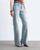 & Other Stories & Other Stories low waist soft flared jeans in light blue vintage wash - 2