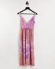 & Other Stories & Other Stories marble print skater midi dress in multi - 1