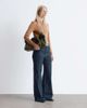 & Other Stories & Other Stories mid rise wide leg jeans in rinse wash indigo-Blue - 4