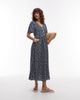 & Other Stories & Other Stories midaxi shirt dress with handkerchief hem in blue - 1