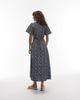 & Other Stories & Other Stories midaxi shirt dress with handkerchief hem in blue - 3