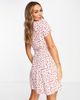 & Other Stories & Other Stories mini dress in red floral print - 2